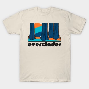 Retro Everglades ))(( Tourist Souvenir National Park Design T-Shirt